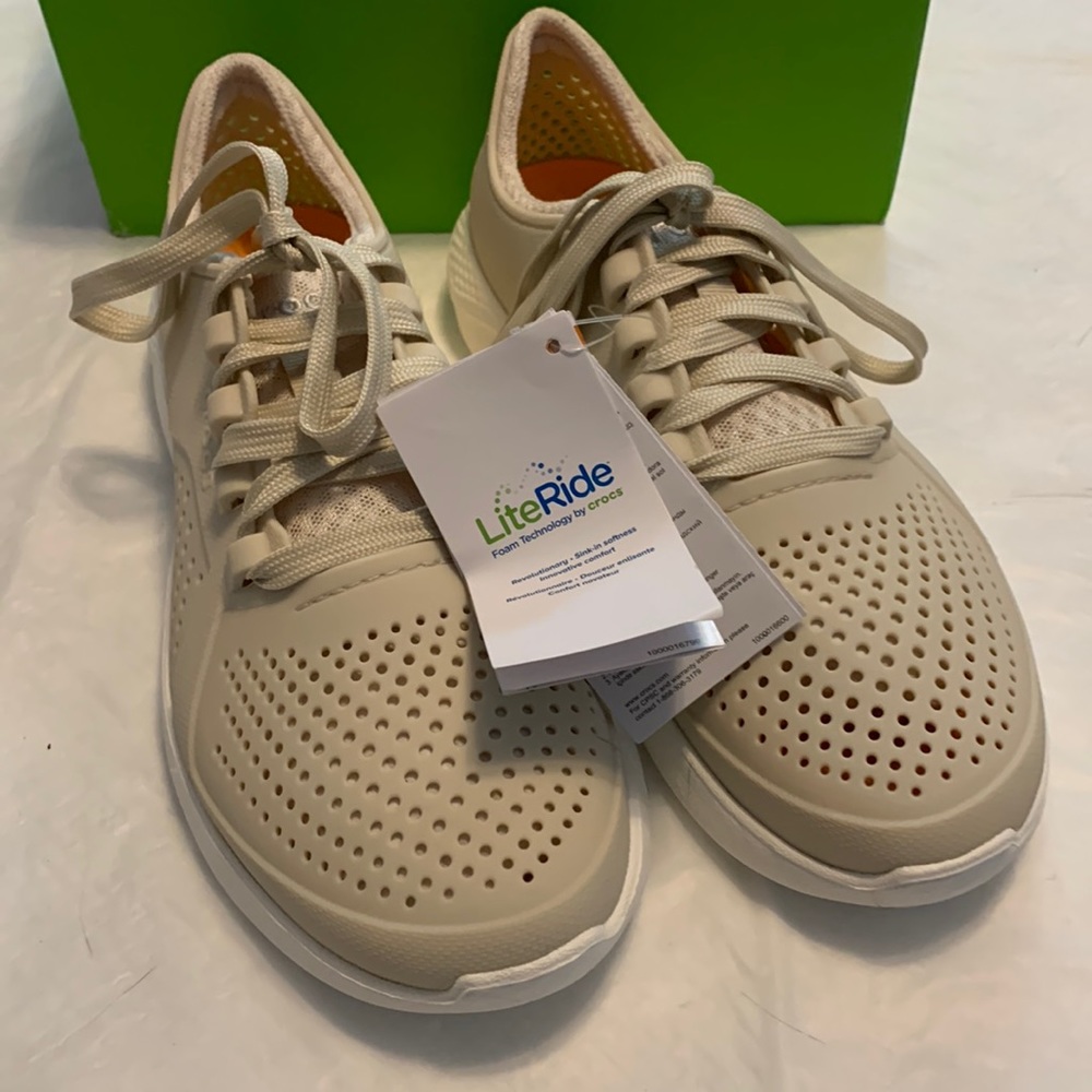 Women’s Crocs LiteRide sneakers. Size 9. New with tags.